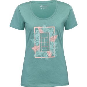 Women's BABOLAT exercise message t-shirt