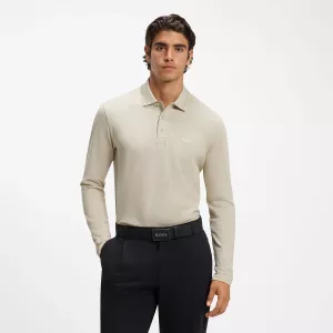 BOSS garām piedurknēm Plisy polo krekls
