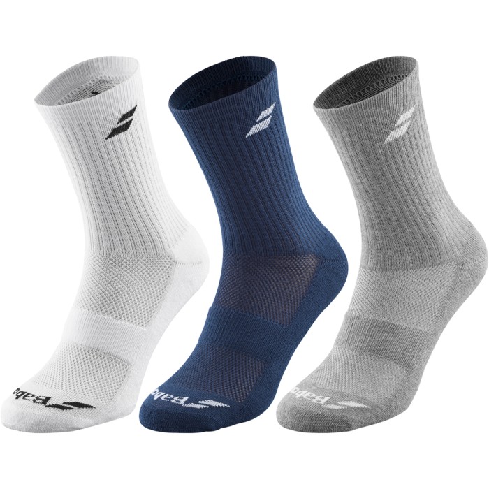 3 paires de chaussettes BABOLAT junior (mid)