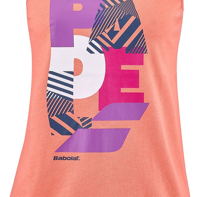 Women's BABOLAT padel cotton tank top