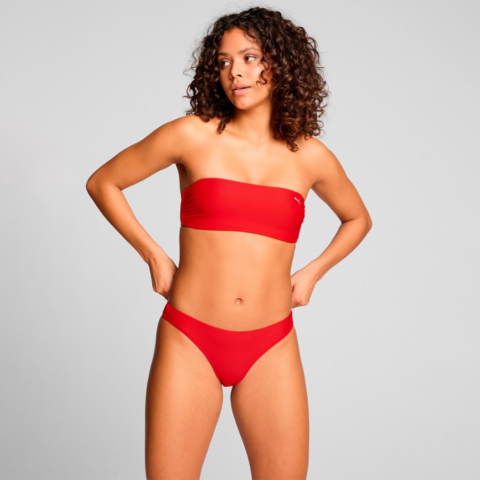 PUMA sieviešu peldkostīma augšdaļa bandeau