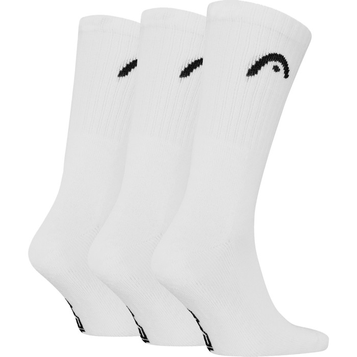3 paires de chaussettes HEAD sportswear crew (long)