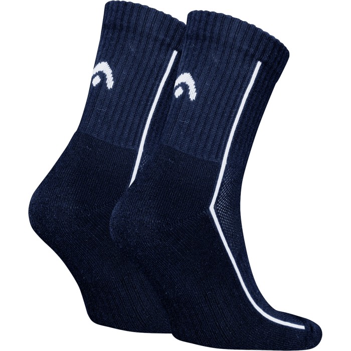 2 paires de chaussettes HEAD performance crew (mid)