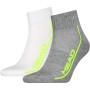 2 pairs of HEAD performance quarter socks (low)