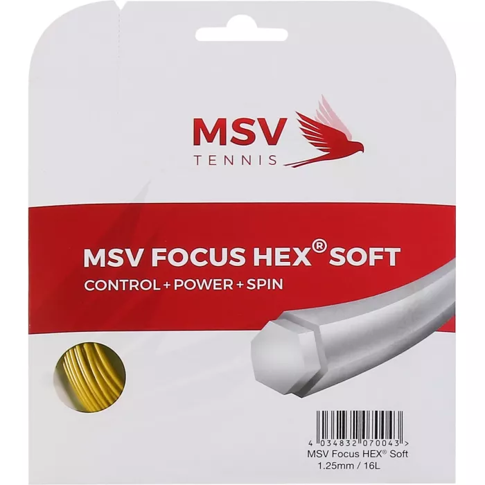 MSV Focus Hex Soft tenisa stīga (12 metri)