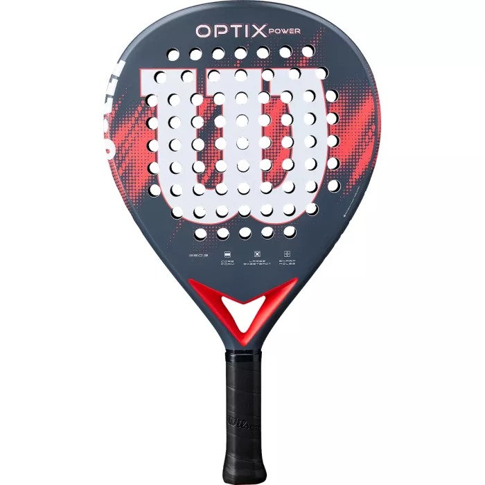 WILSON optix v2 power red padel racket