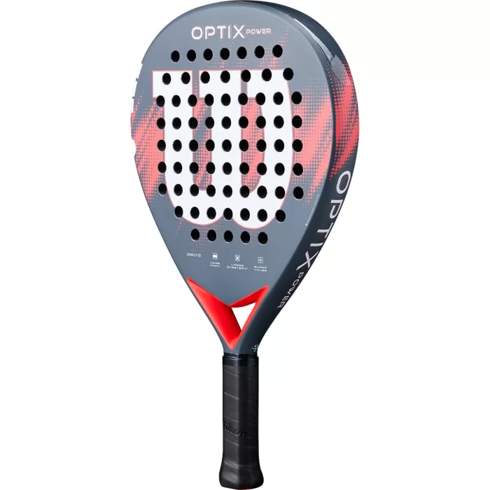 WILSON optix v2 power red padel racket