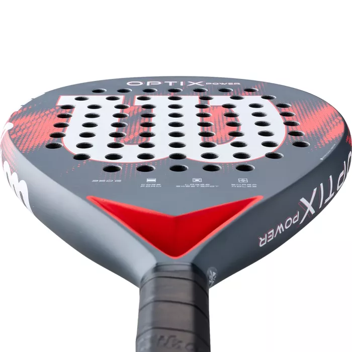 WILSON optix v2 power red padel racket
