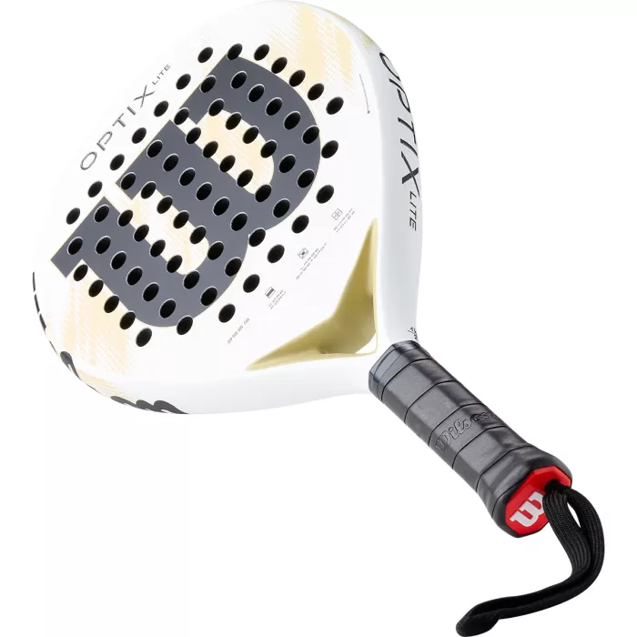 WILSON optix v2 lite white padel racket