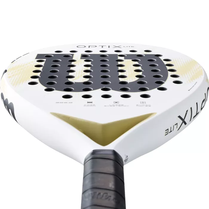 WILSON optix v2 lite white padel racket