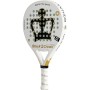 BLACK CROWN piton white padel racket