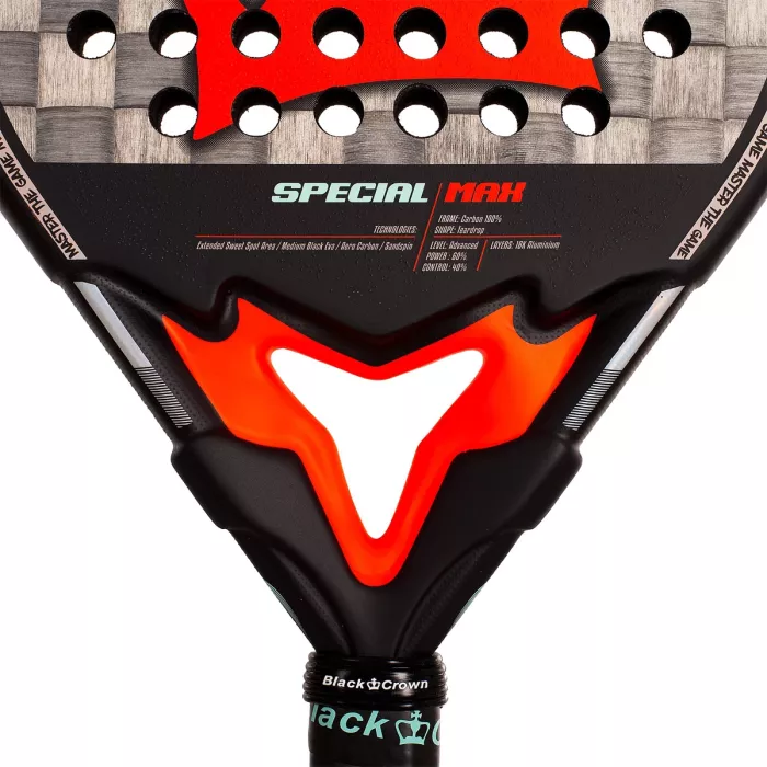 BLACK CROWN special max padel racket