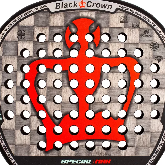 BLACK CROWN special max padel racket