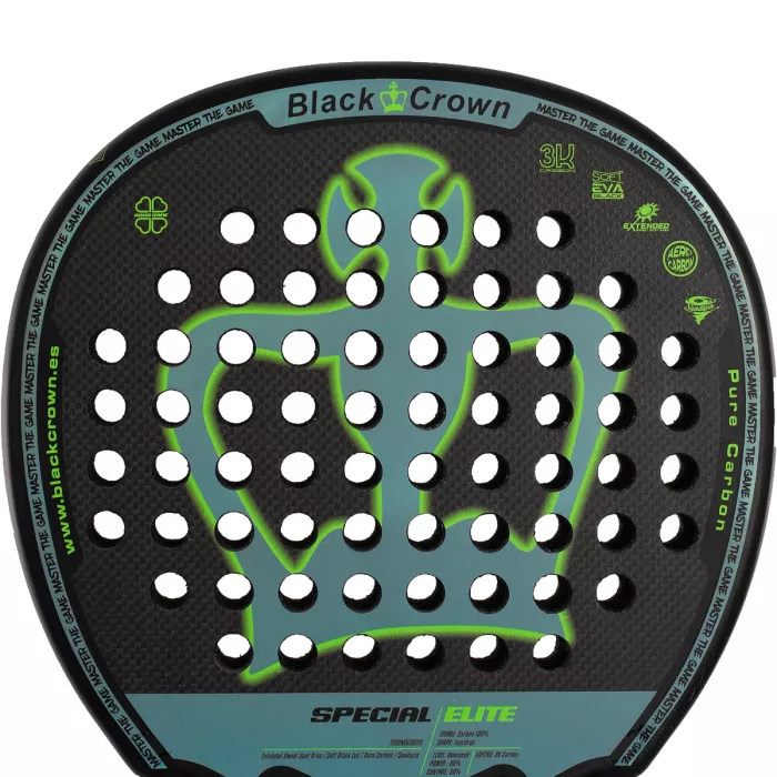 BLACK CROWN special elite padel racket
