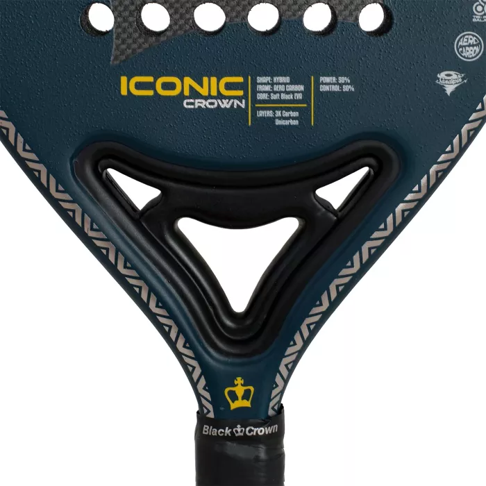 BLACK CROWN iconic crown padel racket
