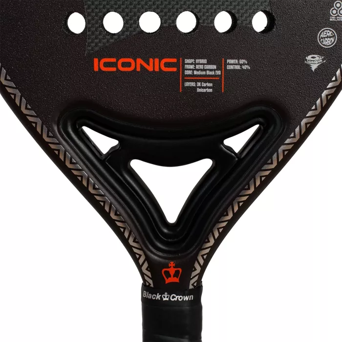 BLACK CROWN iconic padel racket