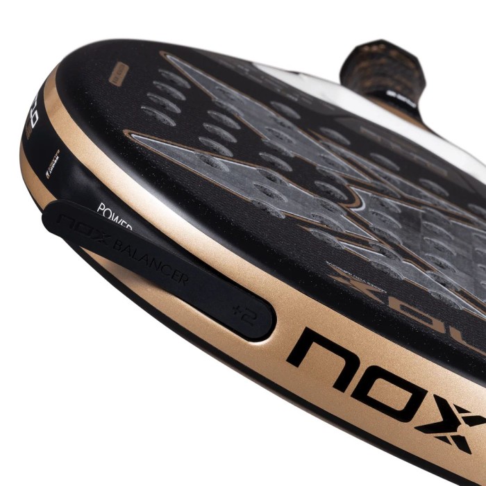 Padel racket NOX at10 genius 18k alum by agustin tapia