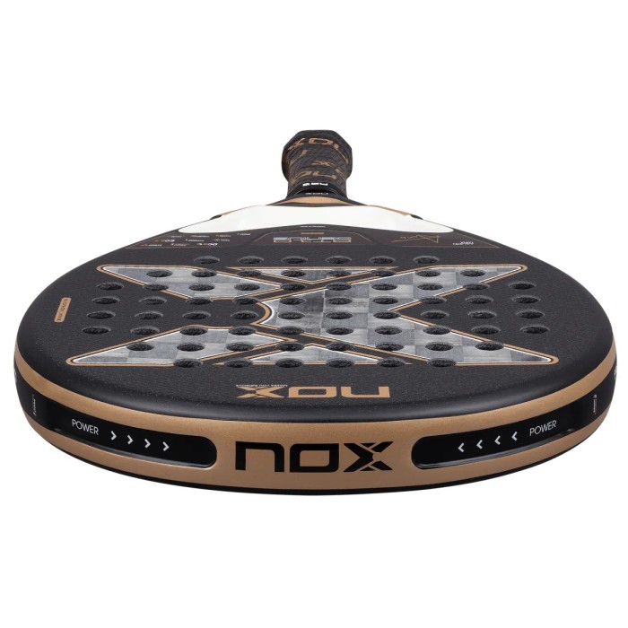 Padel racket NOX at10 genius 18k alum by agustin tapia