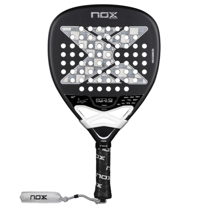 Padel racket NOX at10 genius attack 18k alum by agustin tapia