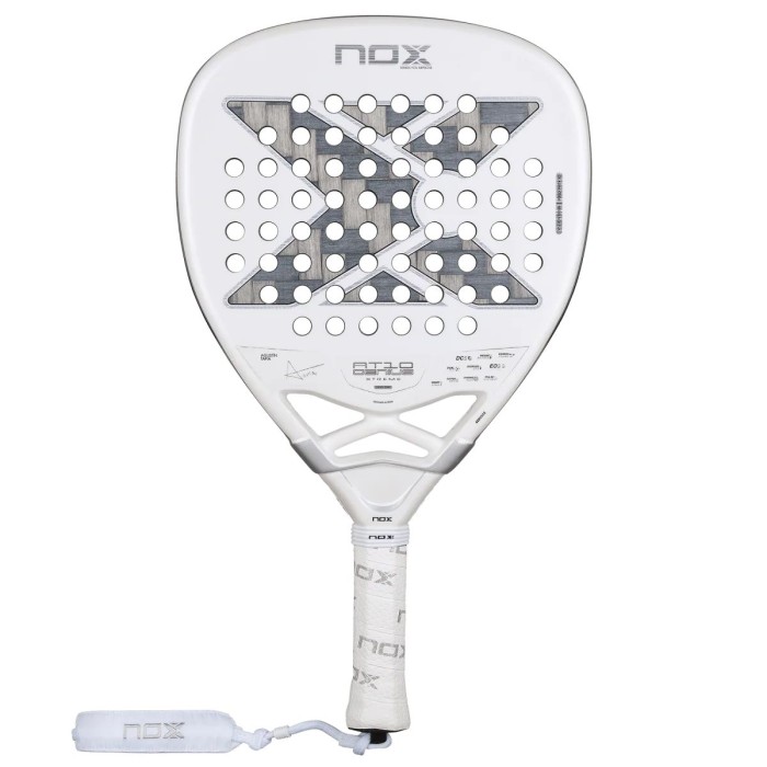 NOX at10 genius attack 12k alum xtreme padel racket by agustin tapia