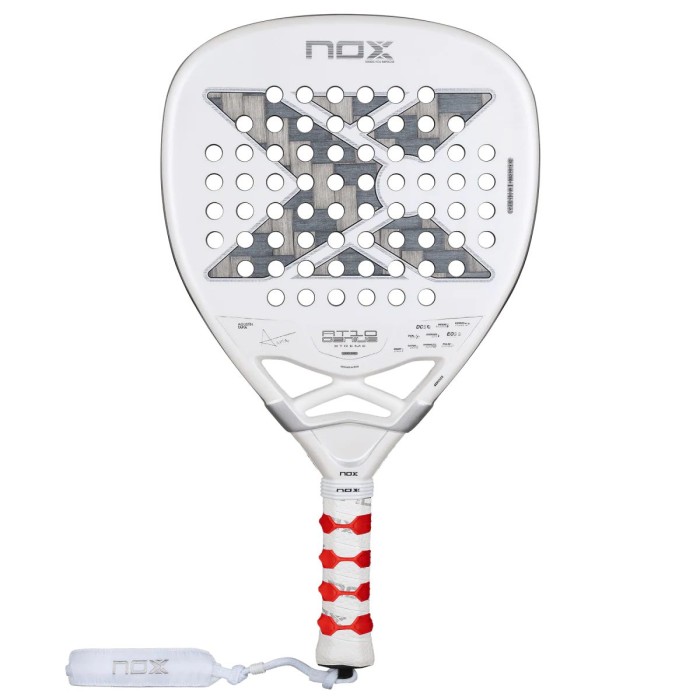 NOX at10 genius attack 12k alum xtreme padel racket by agustin tapia