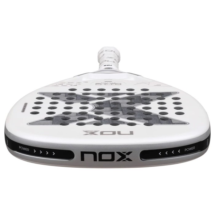 NOX at10 genius attack 12k alum xtreme padel racket by agustin tapia