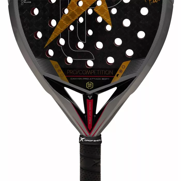 DROP SHOT canyon pro attack soft padel rakete