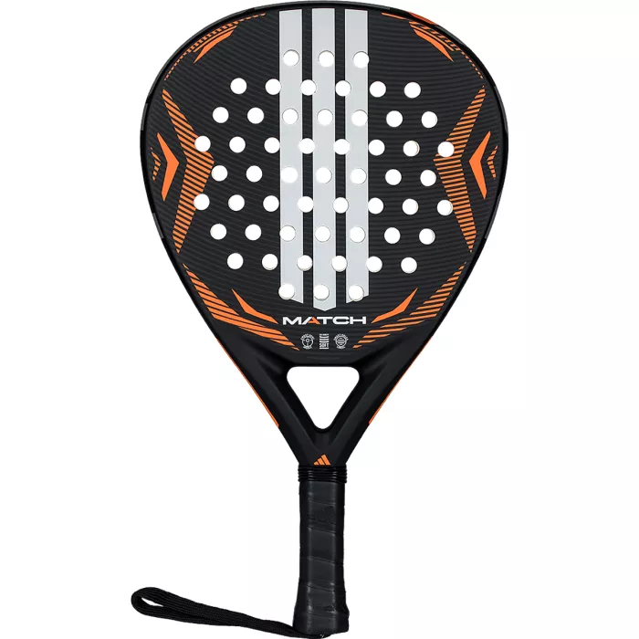 ADIDAS match black/orange 2026 padel racket