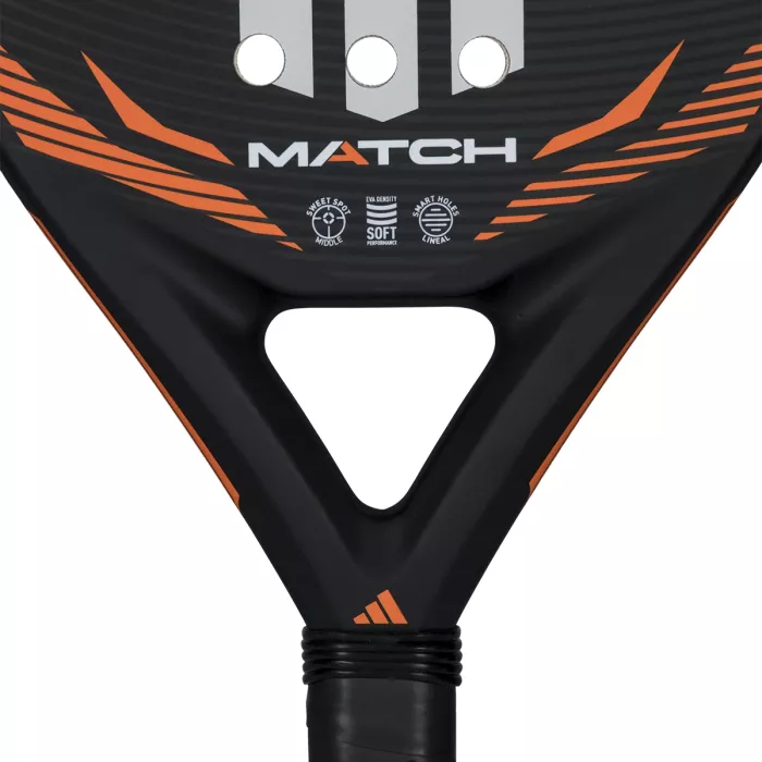 ADIDAS match black/orange 2026 padel racket