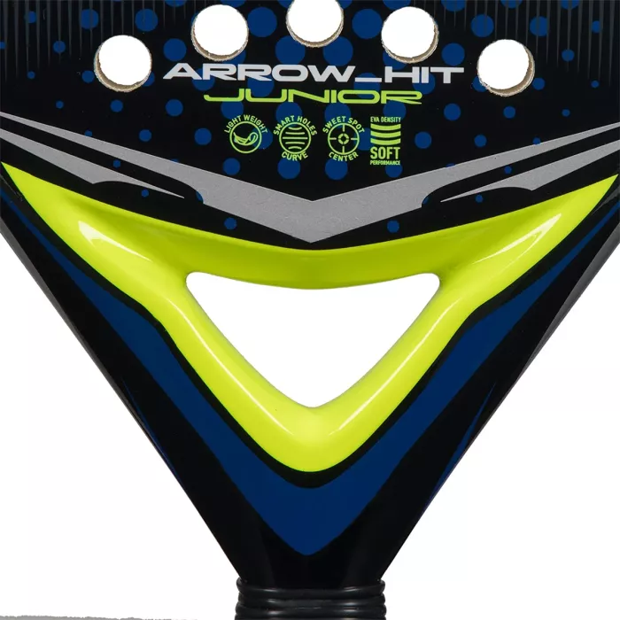 ADIDAS arrow hit junior white/blue padel racket