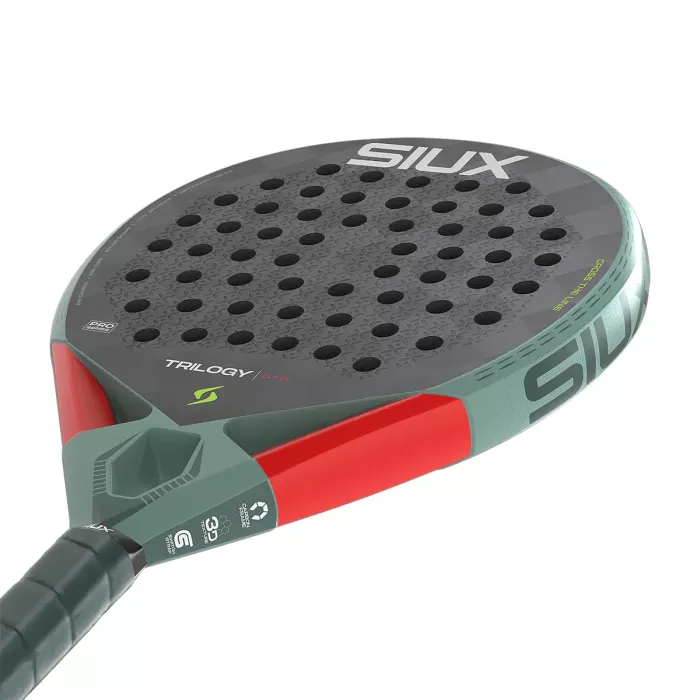 SIUX trilogy pro 2026 ash green padel racket