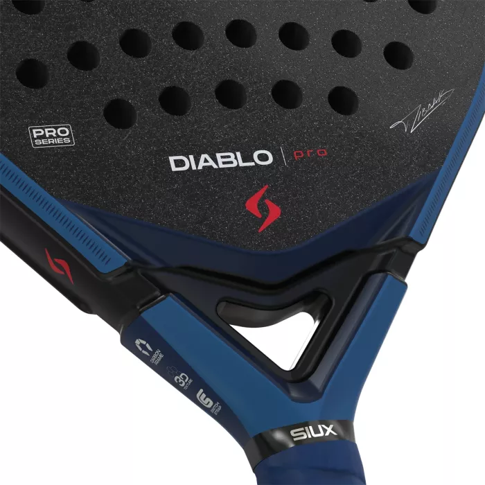 SIUX diablo pro 2026 royal blue padel racket