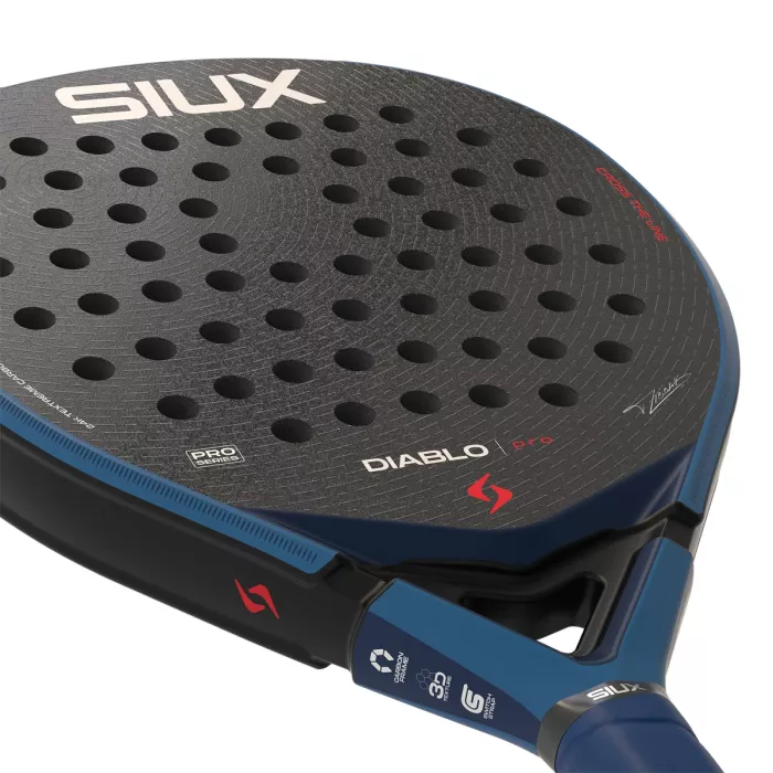 SIUX diablo pro 2026 royal blue padel racket