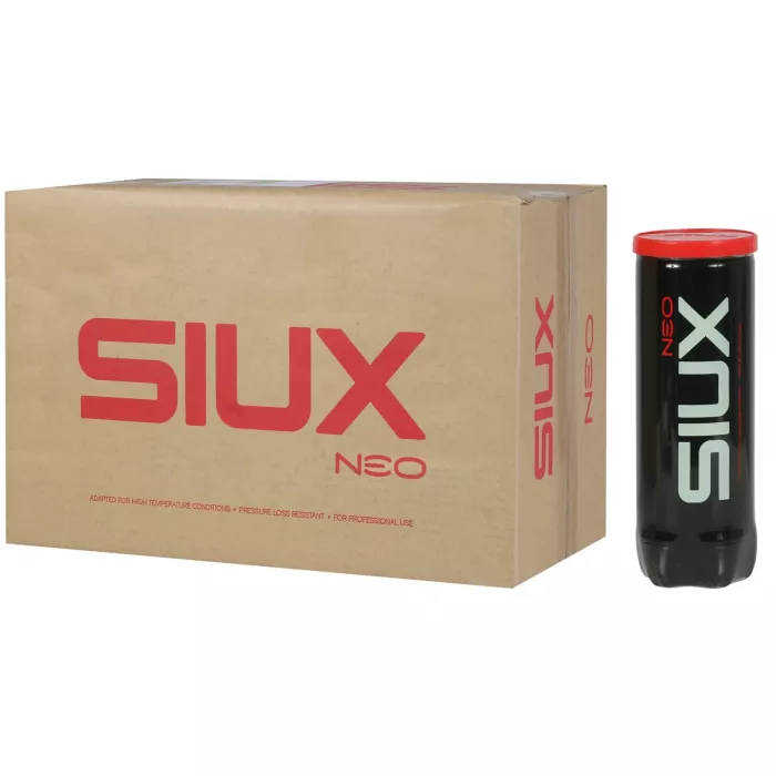 Box of 24 tubes of 3 SIUX neo padel balls