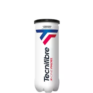Tube of 3 TECNIFIBRE x-one padel balls