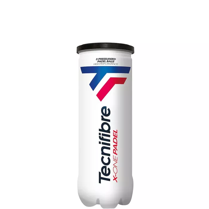 Tube of 3 TECNIFIBRE x-one padel balls