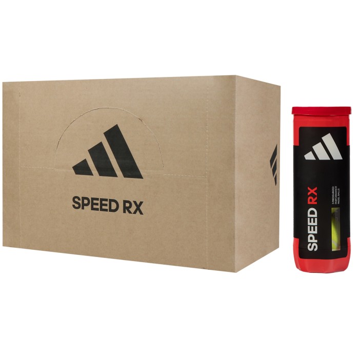 Box of 24 tubes of 3 ADIDAS speed rx padel balls