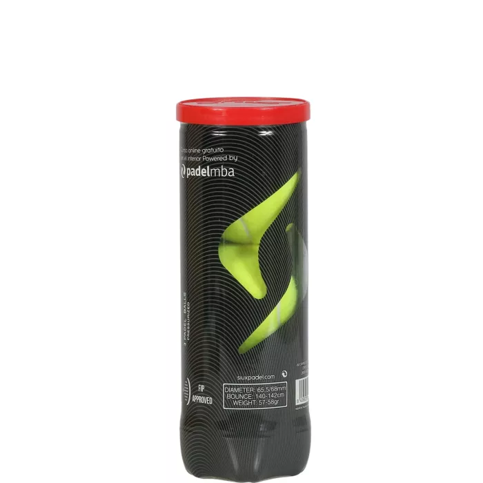 Tube of 3 SIUX neo padel balls