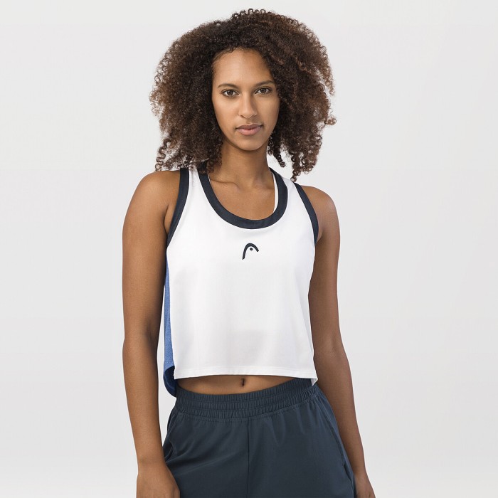 Women's crop HEAD perf play tank top