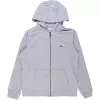 Sweat LACOSTE junior ar pilnu rāvējslēdzēju, franču frotē