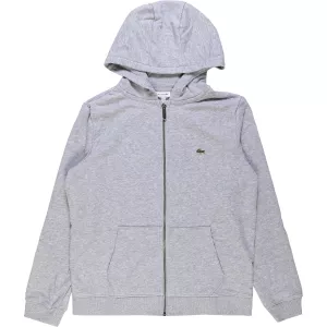 Sweat LACOSTE junior ar pilnu rāvējslēdzēju, franču frotē