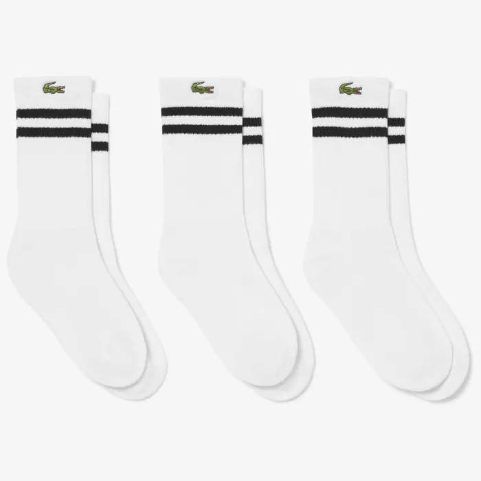 3 pāri LACOSTE junior core performance zeķu
