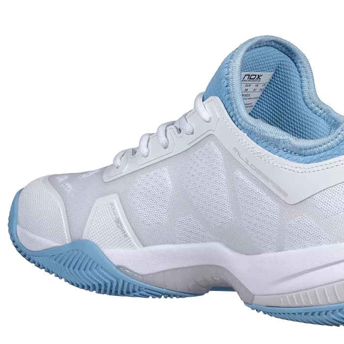 Chaussures NOX padel nerbo white/dusk blue