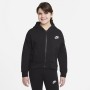 Junioru meitenēm NIKE Club rāvējslēdzēja kapuce