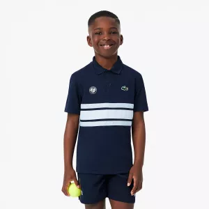 Polo LACOSTE junior roland garros ball kid