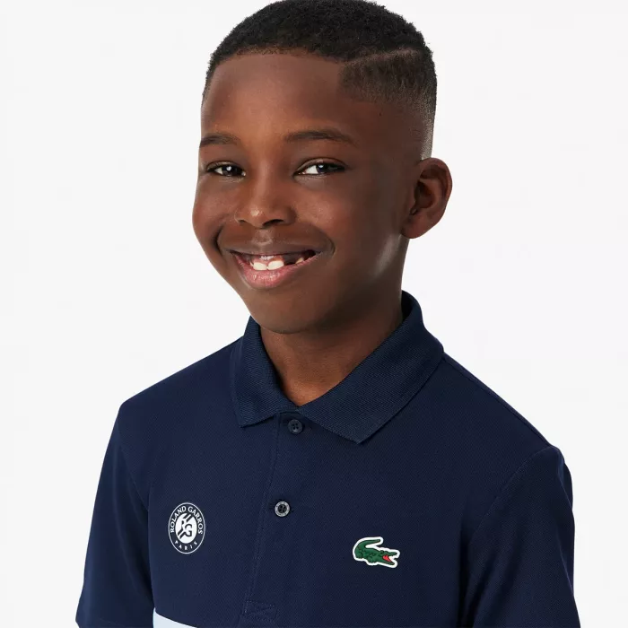 Polo LACOSTE junior roland garros ball kid