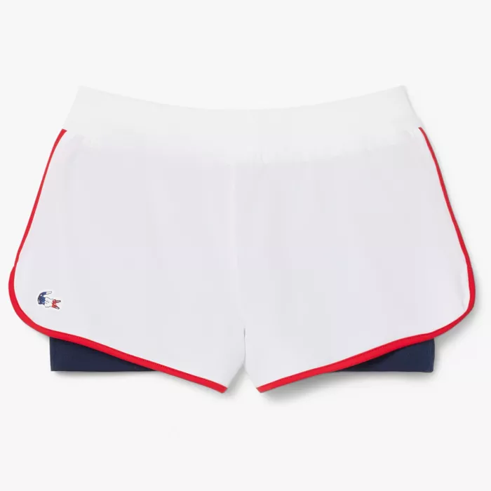 Short LACOSTE femme french team
