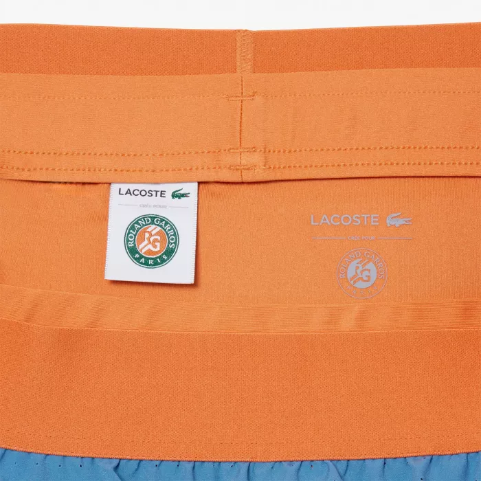 Short LACOSTE roland-garros joueur on court