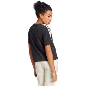 Women's ADIDAS 3 stripes crop top t-shirt