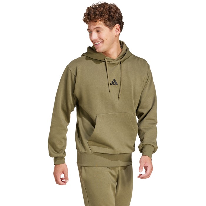 ADIDAS Sportswear Feelcozy sporta džemperis ar kapuci